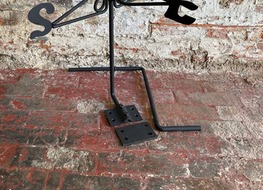 pressed steel cockerel weather vane